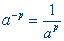 Exponential function formulas
