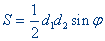 Formulas for the area of a rectangle