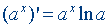 Derivative (differentiation) rules and formulas